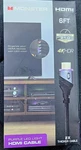 Monster Mhv1-1026-pur 6 Feet 4k Hdr 21 Gbps Purple Led Light Hdmi Cable. Fixed Price $15.00.