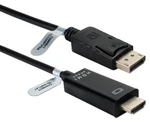 Qvs Displayport To Hdmi Digital A/v Cable - 6 Feet Black Dphd-06. Fixed Price $15.45.