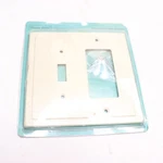 Henne Bery Modern Edge Wall Plate Switch Outlet Cover Zinc Light Almond. Fixed Price $6.26.