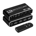 Hdmi Matrix 2x2, 4k 60hz Switch 2 In Out With Ir Remote Control.... Fixed Price $56.25.