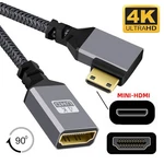 Chenyang 4k Type-c Mini Hdmi 1.4 Male To Female Extension Cable. Fixed Price $8.99.