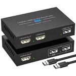 Vpfet Hdmi Kvm Usb Extender 394ft 120m Over Cat 5e 6 7 1080p Ethernet Balun T.... Fixed Price $72.27.