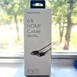 Nib Insignia 6 Ft Hdmi Cable Ns-hg06505 1080p 10.5 Gbps. Fixed Price $9.99.