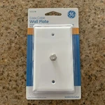 Ge 40050 Coax Cable Wall Plate + F Type - In Original Packaging. Fixed Price $4.00.