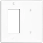 Leviton 80708-w 2-gang 1-blank 1-decora/gfci 1 Count (pack Of 1), White. Fixed Price $9.52.
