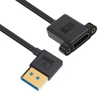 Nfhk Cable Ultrafine Left Angled Displayport 1.4 Dp Male To 30cm, Black. Fixed Price $19.94.