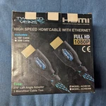 Twisted Veins 100 Ft High Speed Hdmi Cable Gold Plated Braided Ethernet Arc. Fixed Price $25.00.