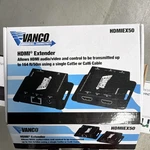 Vanco Hdmiex50 Hdmi Extender Up To 164ft Over Cat5e/cat6 Cable Black. Fixed Price $12.99.