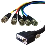Comprehensive Cable Vga15j-5bp-6hr Vga Hd15 Female Jack To 5 Bnc Male Plug 6 Ft. Fixed Price $26.99.