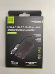 4k Hdmi Splitter For Dual Monitors, Displaylink Certified Monitor Splitter,. Fixed Price $52.00.
