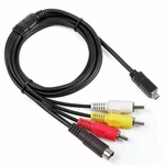 5ft Av Tv Rca Video Cord Cable For Sony Hdr-sr11 Hdr-sr12 Vmc-15fs Vmc-30fs. Fixed Price $12.21.