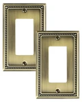 Treewell 2-pack Decorator Outlet Cover Single 2pk, Antique Brass. Fixed Price $14.76.