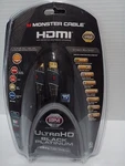 Monster 140804-00 Uhd Ultrahd Black Platinum 27.0 Gbps Hdmi Cable 4k 9ft. 2.74m. Fixed Price $16.80.