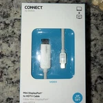 Connect By Belkin 4m /13ft Mini Display Port To Hdtv Cable 1080i Full Hd White. Fixed Price $25.00.
