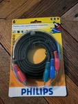 Philips 6ft Component Cable Video Transfer Tv, Dvd, Vcr, And Satellite Nip. Fixed Price $7.62.