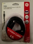 6' Ge S-video Cable Connection For Tv, Dvd, Vcr, Dvr, Cable, Sattellte #73244. Fixed Price $7.99.