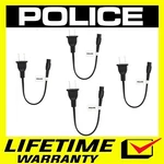Police Stun Gun Charger Charging Cord Universal Fits All Models & Brands 4 Pack. Fixed Price $14.99.