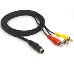 4 Pin S-video Male To 3 Rca Cable Conversion Cord Connect Pc Laptops .... Fixed Price $17.35.