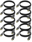 4k Displayport To Hdmi Cable 10-pack, 10 Ft Display Port Dp. Fixed Price $130.50.