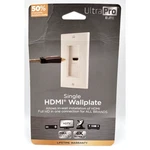 Jasco Ultrapro Port Hdmi Single Wall Plate White Hdtv 4k Ultra Gold Plated. Fixed Price $9.00.
