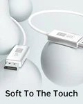 Huaham Displayport 2.1 Fiber Optic Cable 50ft, Dp 16k 30hz, 8k 60hz,. Fixed Price $23.00.