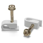 The Cimple Co - Single Coaxial Cable Clips, Cat6, Electrical Wire Clip, 1/. Fixed Price $17.68.