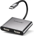 Lemorele Usb C To Dual Hdmi Adapter, Monitor Adapter Converter Supports .... Fixed Price $42.11.