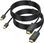 Uvooi Mini Displayport To Hdmi Cable 4k 10 Feet (2-pack). Fixed Price $19.99.