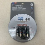 New Rca Component Audio Video Cable 6 Ft Ge Ultra Pro Connects Tv Performance. Fixed Price $15.87.