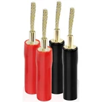 Meiriyfa Flex Pin Banana Plugs Connector, Braided 2mm Plug 2mm, Black. Fixed Price $15.16.
