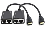 Hdmi Extender Over Cat5e/6 Rj45 Ethernet Splitter To 2 Ports Network Adapte. Fixed Price $16.99.
