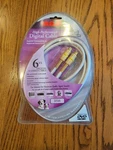 Rca High-performance Digital S-video Cable 6ft. Model Dt6s New 24k Gold Plated. Fixed Price $11.95.
