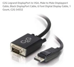 C2g Legrand Displayport To Vga Male Display Port Cable. Fixed Price $17.96.