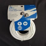 = Utilitech 25-ft Rg6 White Coaxial Cable Connects To F Type Connectors New. Fixed Price $14.40.