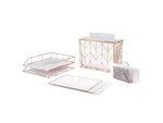 U Brands Desktop Organizer Set Rose Gold (2104u00-01). Fixed Price $58.99.
