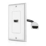 Tnp Hdmi Wall Plate - 1 Port Socket Plug Jack Outlet Decorative Face Pla.... Fixed Price $18.56.
