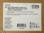 C2g 100ft Preformance Series High Speed Hdmi Active Optical Cable / 4k 60hz. Fixed Price $329.19.