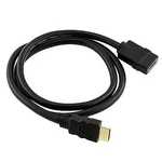 Ienza Hdmi Port Extender Male: 0.5" X 0.3", Female: 0.6" 0.4", Black. Fixed Price $15.88.