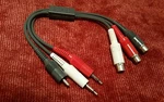 Radio Shack Video Enhancer Stereo Audio Mixer Cable Vjps0068... Nos. Fixed Price $20.38.