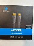 Kimtabo Hdmi Fiber Optic High Speed Cable With Ethernet 100 Ft Black New. Fixed Price $38.34.