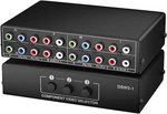 Component Av Video Switch Box 3 In 1 Out, Port 5 Rca Ypbpr Cable Rgb Componen. Fixed Price $33.06.