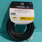 Monster 140032-00 Just Hook It Up 25 Ft. Weatherproof Video Coaxial Cable New. Fixed Price $13.00.