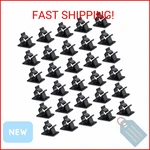 Viaky 30 Pcs Black Clips Self Adhesive Backed Nylon Wire Adjustable Cable. Fixed Price $11.84.