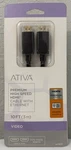 Ativa Premium High Speed Hdmi Cable With Ethernet Video 10 Ft. Fixed Price $5.99.
