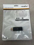 New Rocstor Y10a170-b1 Premium Displayport To Hdmi Video Adapter Converter. Fixed Price $11.68.