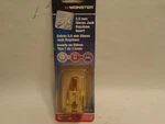Monster Just Hook It Up 140259-00, 3.5mm Stereo Jack Keystone Insert, White. Fixed Price $5.00.