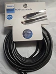 Philips 25 Ft (7.6 M) Audio/video Rg6 Coax Cable - Universal Black Brand New. Fixed Price $8.67.