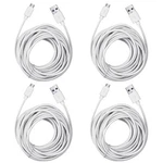 Smays 4-pack 25ft Security Camera Micro Usb Extension Cable Compatible. Fixed Price $25.29.