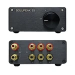 Solupeak 3 Ways Rca Cable Stereo Audio Signal Switch Switcher Selector Box. Fixed Price $73.05.