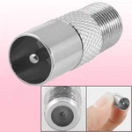 2pcs F Female To Pal Male 9.5mm Tv Satellite Antenna Rf Coax Adapter. Fixed Price $11.86.